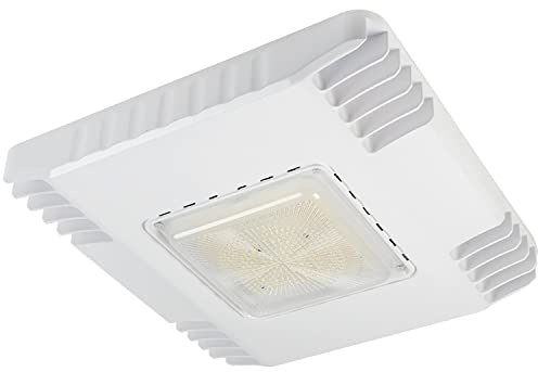 OSTEK 150W LED Canopy Light, 21000 Lumens Commercial Grade Gas Station Light, 5700K Daylight Surface Mount LED Canopy Fixture, IP65 Waterproof, UL Certified for Parking Garage & Carport