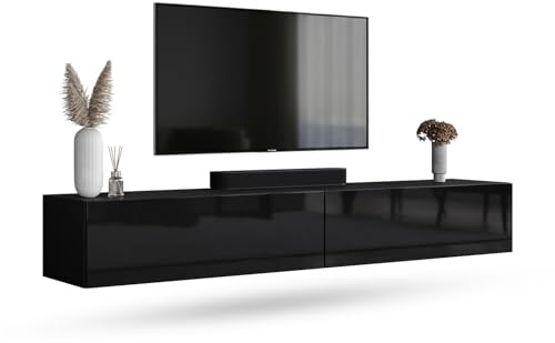 Planetmöbel West TV-Schrank, Fernsehtisch 200 cm lang, TV-Board