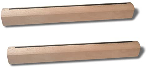 anaan Laptop Ständer Holz Notebook Halterung kompatibel mit MacBook 2er Set | Ergonomischer Notebook Ständer aus Holz: Verbessert Kühlung & Haltung. Tragbar, stabil für Home Office & Schreibtisch.
