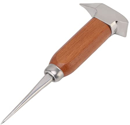 UPQRSG Piccozze da GHiaccio, Scalpello da GHiaccio in Acciaio Inossidabile 304 con Manico in Legno, Picconi da GHiaccio per Rompere Il GHiaccio, Piccone per La Rimozione del GHiaccio a Mano