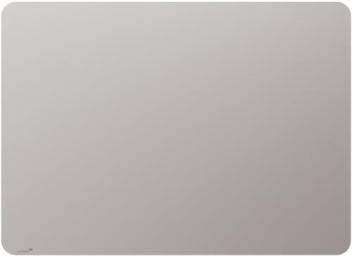 Legamaster Großes Glas-Whiteboard 90x120cm – Beschreibbare abwischbare Glastafel mit Magnetwand-Funktion in warmen Grau