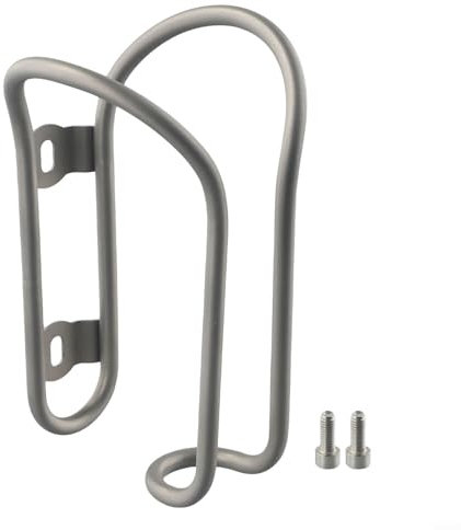 ZAMETTER Fahrrad-Titan-Flaschenhalter, Titan-Legierung, korrosionsbeständig, geeignet für alle Fahrräder (T02U)