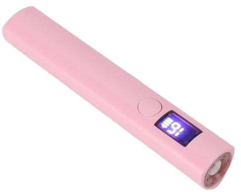 Sonew Handheld-Gel-Nägel-Licht, Tragbare Nageltrocknerlampe für die Reise nach Hause, USB-wiederaufladbare Lineare Form, UV-härtender Nagellack, Akupressurfunktion, Hohe Leistung
