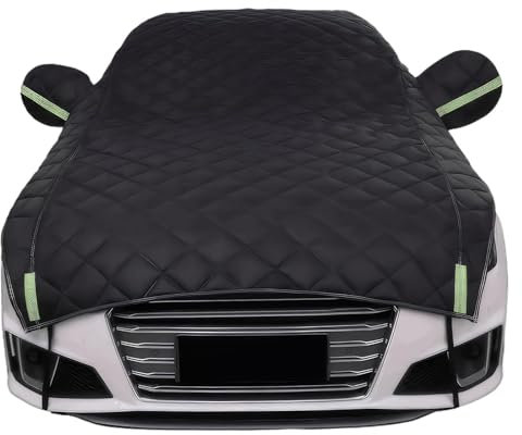 Halbgarage für Auto Winter für Mini Cabrio R57(2009-2015), Autoabdeckung Winter,Auto Halbgarage,Abdeckplane Auto,Atmungsaktiv,Schutz vor Schnee,Frost und Hagel