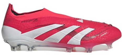 adidas Botas de fútbol Elite sin Cordones para Hombre, Rojo y Blanco, 42 EU