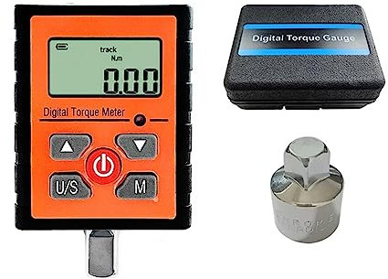 Chiave Dinamometrica Digitale, 1/2 1/4 3/8 Digital Torque Meter Adattatore di Misura Candela Bicicletta KG Chiave Dinamometrica Tester Cacciavite per Riparazioni Automobilistiche Bici Moto(New Mode