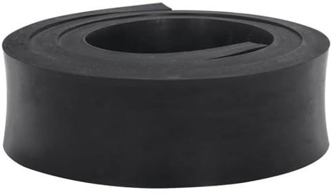 AJJHUUKI Bordure en caoutchouc pour chasse-neige pour pelouse et jardin Noir 180 x 10 x 2 cm