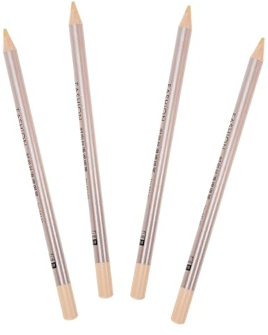 Mobestech 4 Pièces Crayon Correcteur pour Imperfections Cicatrices et Zones Sombres Stylo Correcteur de Maquillage pour Visage Lot