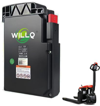 WILLQ Batterie Lithium de Remplacement 24 V 20 Ah pour transpalette électrique 24 V pour Chariot élévateur électrique F3/F4/F5/EPT15-EZ