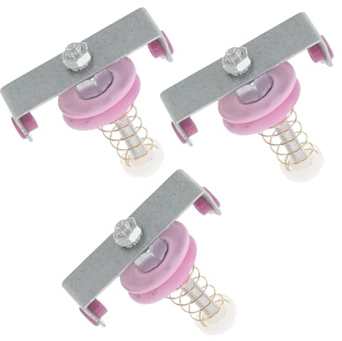 minkissy 3pcs Yarn Tensioner Spring Accessories for Knitting Machines, High-Precision Textile Machine Parts with Mirror Polished Oxidized Aluminum Ceramic for Improved Yarn Control