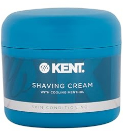Kent SCT2 Shaving Cream Foam - Men's Cooling Menthol Shaving Cream, Perfect for Travel or Home, Gentle on Sensitive Skin