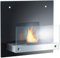 Carlo Milano Bioethanol Ofen: Bio-Ethanol Deko-Wandkamin mit Rückwand aus Spiegelglas (Bioethanol Wandkamin, Kamin Wand, Gelkamin)