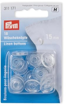 Prym Consumer Wäscheknöpfe Polyester, Größe:24'' 15 mm
