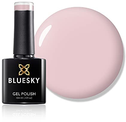 Bluesky Gel Nail Polish, Nude Knickers 80565, Light Pink Long Lasting, Chip Resistant, 10 ml