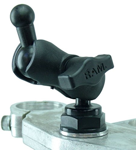 BUYBITS GPS Yoke Cap/Nut Motorcycle Mount for Yamaha FJR 1300 & Adapter for Garmin Nuvi Cradles
