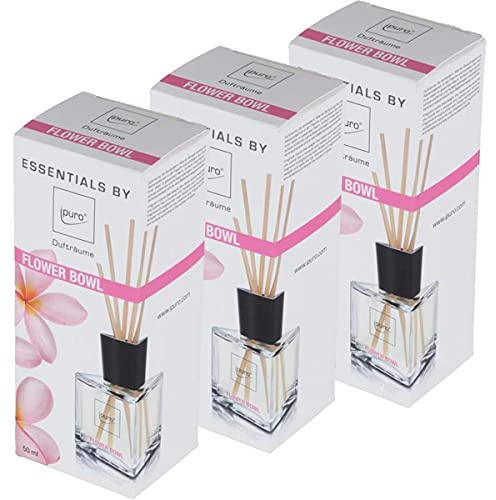 Essentials by ipuro Flower Bowl 50ml Raumduft (3er Pack)
