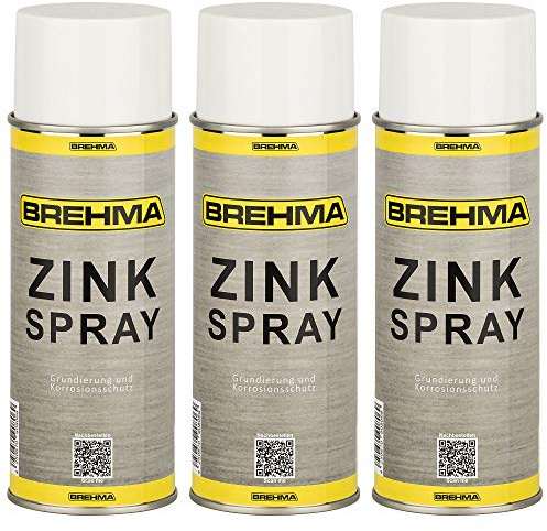 BREHMA 3x Zinkspray 400ml