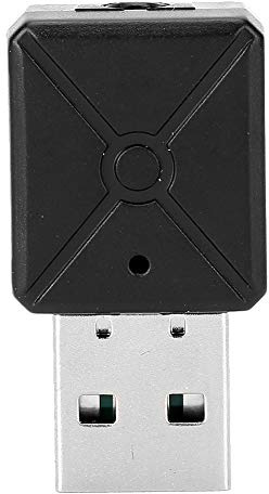 ASHATA Transmisor Receptor Bluetooth, USB5.0 Transmisor Receptor Bluetooth Adaptador de Audio Inalámbrico Altavoz de Coche Computadora Adaptador de TV Receptor de Audio