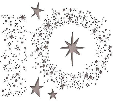 Stanzschablonen Stanzformen Kranzfünfzackige Stern-Stanzformen für Kartenherstellung, MetallStanzformen für Papierbastelarbeiten, DIYPrägeschablonen
