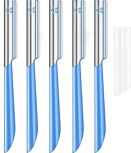 Women's Facial Razor Home Dermaplaning - Eyebrow Razor for Wo Men Face Peach Fuzz Hair Removal Womens Face Exfoliating at Daily E yebrow Shaping Tool