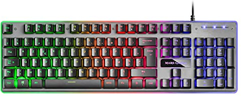 Mars Gaming MK220FR, Gaming Tastatur H-Mech, FRGB Rainbow & Halo, Antighosting, Französische Sprache