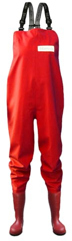 3Kamido Damen Wathose, Anglerhose, Wasserhose, Feste Sohle, für Damen mit schmaleren Waden, 38-39 EU