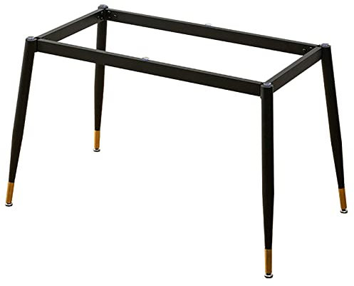 Tischbeine Metall Modern, Schwerlast Tischgestell, Möbelkufen Stabil, Für Dein DIY Schreib-, Couch-, Wohnzimmer- Oder Bartisch Projekt (H73cm, Schwarz) (Color : Golden feet, Size : 70 * 60 * 73cm)