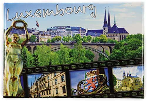 Luxemburg Foto Magnet Germany Luxembourg Palais Pont Adolphe Gelle Fra
