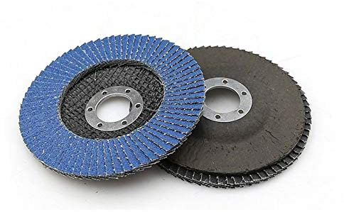 CruSio 10 Uds. Ruedas Abrasivas de Solapa de 4,5 Pulgadas para Discos Abrasivos de Metal Búlgaros P80 Duo Er