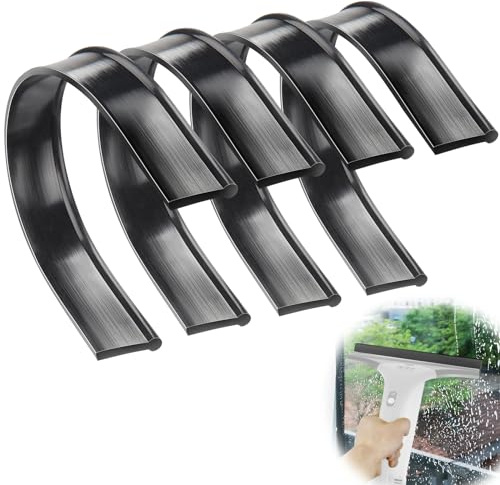 SWTYExt 4 Stück Gummilippe 280mm Abzieher Kompatibel für Kärcher Fenstersauger - Ersatz für Dusche, Silikon, Glas, Fenster, Kacheln, Duschtüren - Passend für WV1 WV2 WV5 WV50 WV55 WV60