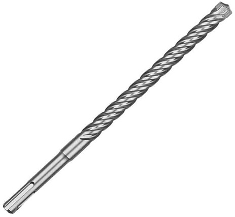 Punta per Trapano Tassellatore SDS Max Ø 28 mm x 800 mm con 4 Taglienti al Widia per Foratura Calcestruzzo, Cemento, Pietra e Mattoni