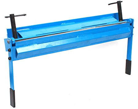 Biegemaschine Manuelle Metall-Blechbiegemaschine 120° Winkelbieger Manuell Abkantbank Rundbiegemaschine Für 1,2-1,5mm Biegegerät (630MM) Für Werkstatt Metallbearbeitung