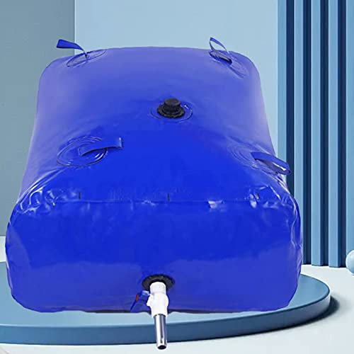 QUSYZD Serbatoio dell'Acqua Portatile 100 600 1000 1500 galloni, Grande Borsa per l'acqua Pieghevole/Contenitore/cisterna di Raccolta dell'Acqua piovana con ingre,2x1.5x0.7m/2000L/526gal