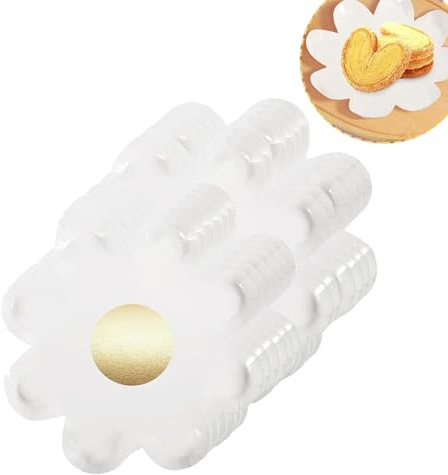 Wjelet Lot de 40 assiettes décoratives en forme de marguerite, 31,6 cm, idéales pour le printemps, les mariages et les anniversaires, assiettes florales bohèmes