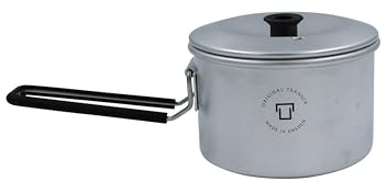 Trangia T-Cup with Lid – Gobelet multifonction, couleur : noir