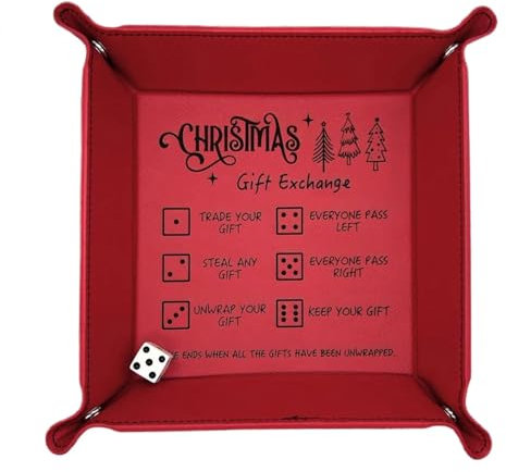 lyanny Würfel-Rolltablett, zusammenklappbar, Brettspiel-Würfeltablett | Brettspiel-Würfelrolltablett faltbar | Weihnachts-Freunde-Treffen-Austauschspiel-Würfeltablett für Spielzimmer, Klassenzimmer
