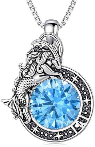SLIACETE Halskette mit Sternzeichen, himmlische Konstellation, Horoskop, Astrologie, Sternzeichen-Anhänger, Halskette, Geschenk für Frauen