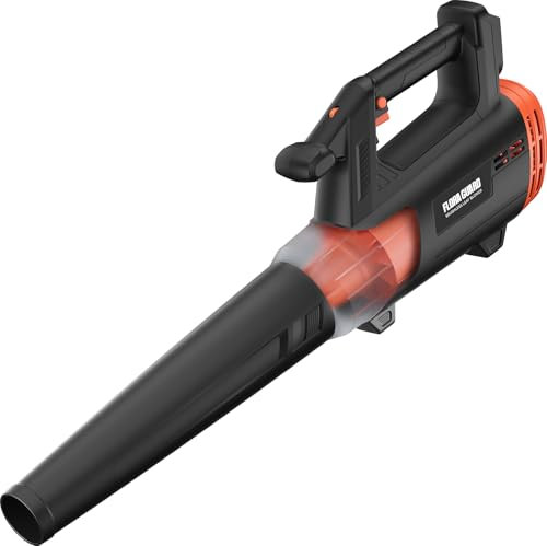 FLORA GUARD Akku-Laubbläser kompatibel mit Makita 18V(ohne Akku),Brushless Motor, bis zu 85 m/s & ca. 283 cm³/s Luftstrom, 6 Geschwindigkeitsstufen,zum Wegblasen von Blättern, Rasenpflege,Schnee
