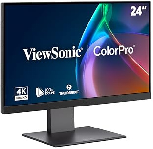 ViewSonic Monitor 4K VP2488-4K de 24 pulgadas