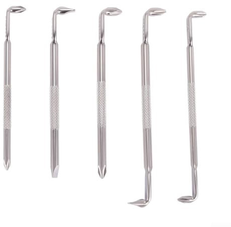Eawfgtuw Lot de 5 tournevis de type L à angle droit coudé magnétique professionnel en alliage d'acier mécanique