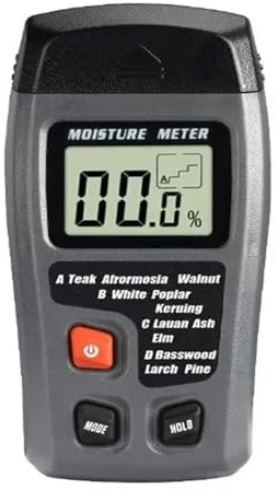 Rilevatore di umidità 1 PC MT10 Igrometro preciso Ampio display LCD Tester di umidità del legno Rilevatore digitale da parete Misuratore per misurazioni percentuali accurate