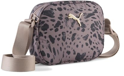 PUMA Damen Pop 1 l Umhängetasche OneSize, Sandstone Animal AOP Beige