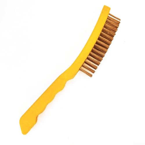 Lot de 3 brosses métalliques de nettoyage en acier et cuivre pour barbecue et élimination des taches
