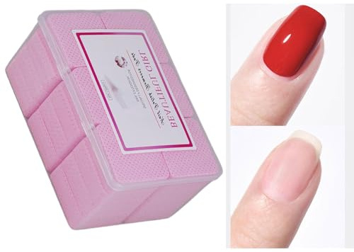 Nagelrengöringsdukar - 200 St. Snabbrengörande Milda Luddfria Torkdukar | Nagelförberedelsedynor,För Händer, Sömn, Natt Spa, Rengöring, Blötläggning, Inspektion, Borttagning, Förberedelse,