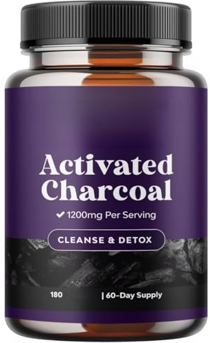 Activated Charcoal,Helps cleanse and de-tox-ify | nourish the intestines, gentle digestion, relieve bloating and gas, suitable for both men and women