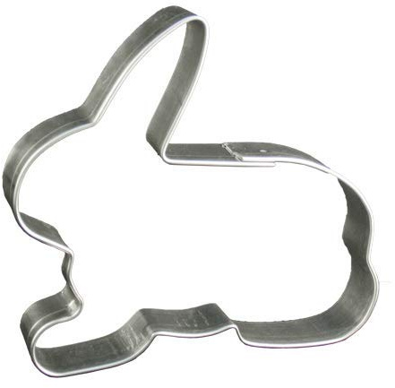 LARES Ausstecher/Ausstechform Hase - für Kekse, Plätzchen, Lebkuchen & Co - Größe: 16cm, Höhe: 2,3cm - Made in Germany