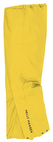 Helly Hansen Waterproof Rain Pants, PVC-Coated, Light Yellow, Medium