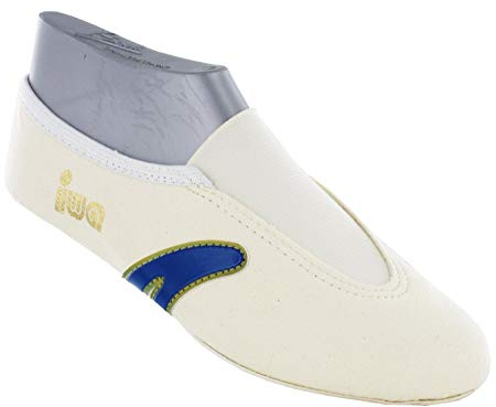 IWA Gymnastikschuh, Creme/Blau, 42