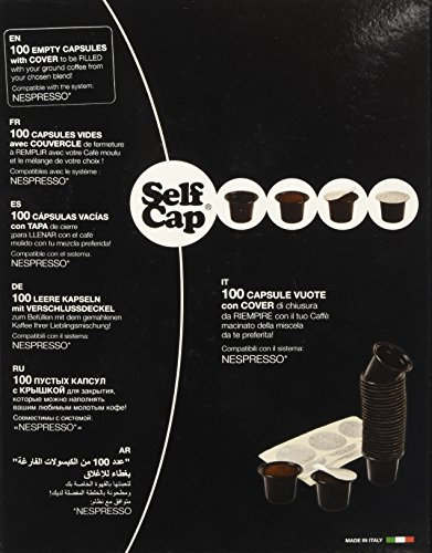 SELF CAP 100 CAPSULE CARICABILI PER NESPRESSO