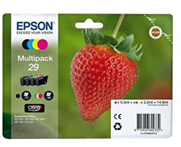 Epson Multipack Fraise - Tinte Claria Home Schwarz Cyan Magenta Gelb